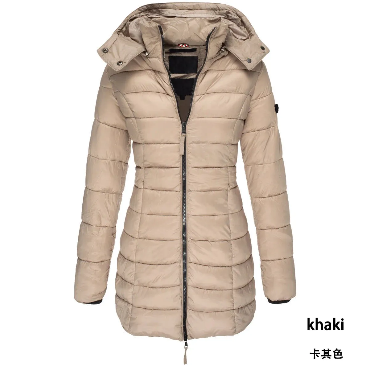 Women's Long Thickened Warm Jacket. Coat Down Jacket