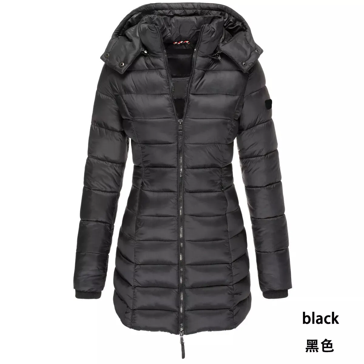 Women's Long Thickened Warm Jacket. Coat Down Jacket