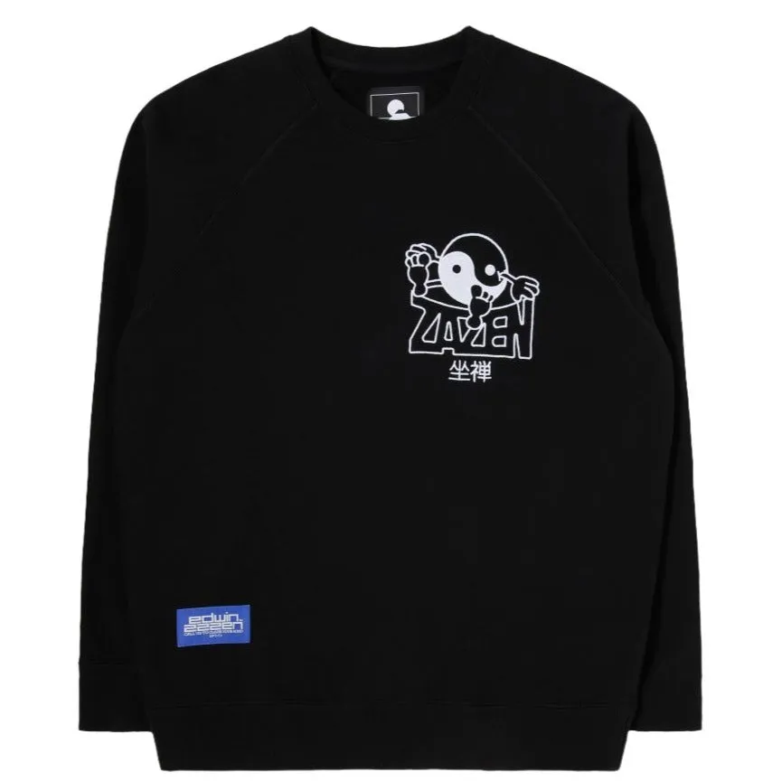 ZAZEN SWEAT / EDWIN / BLACK